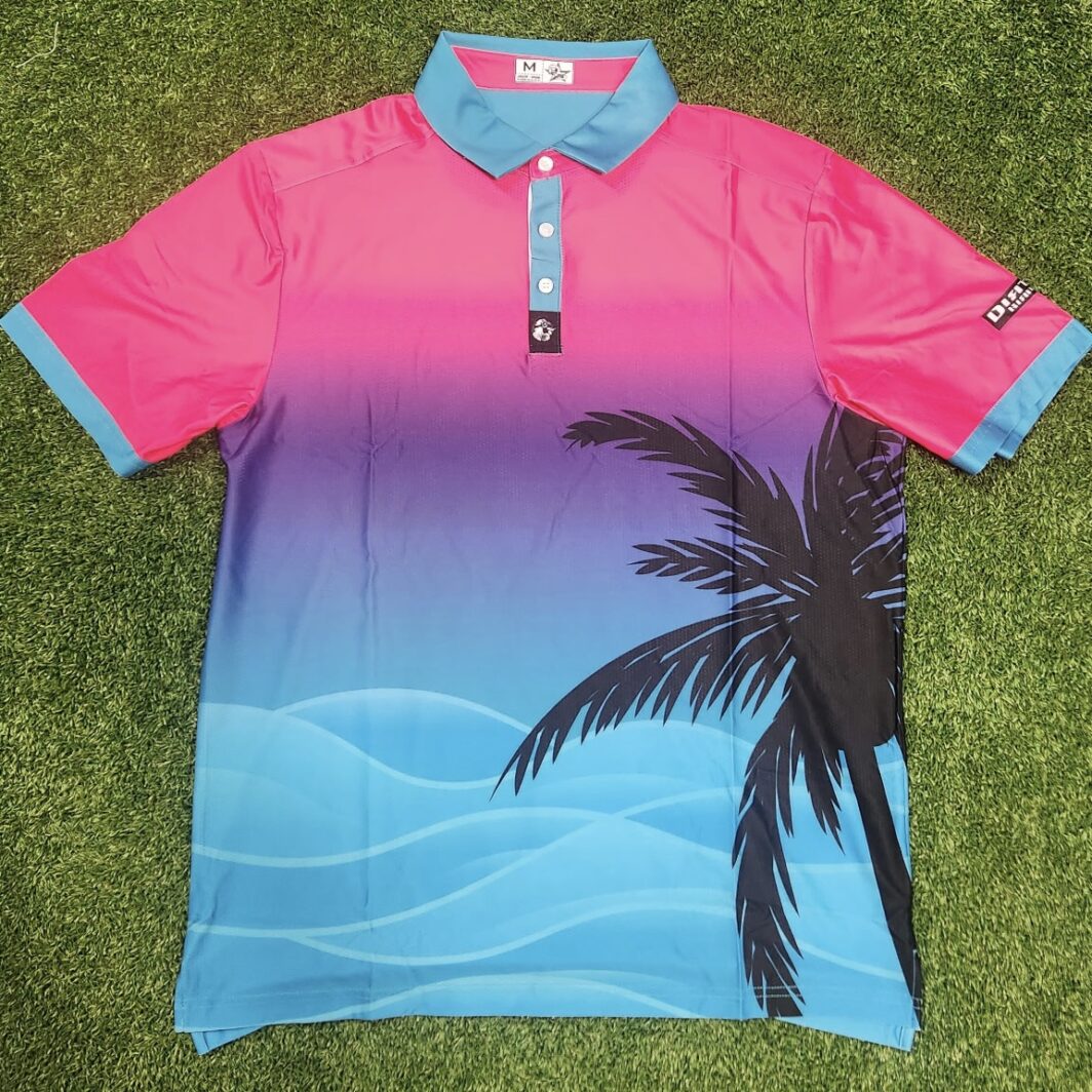 vice city vibes men's performance polo