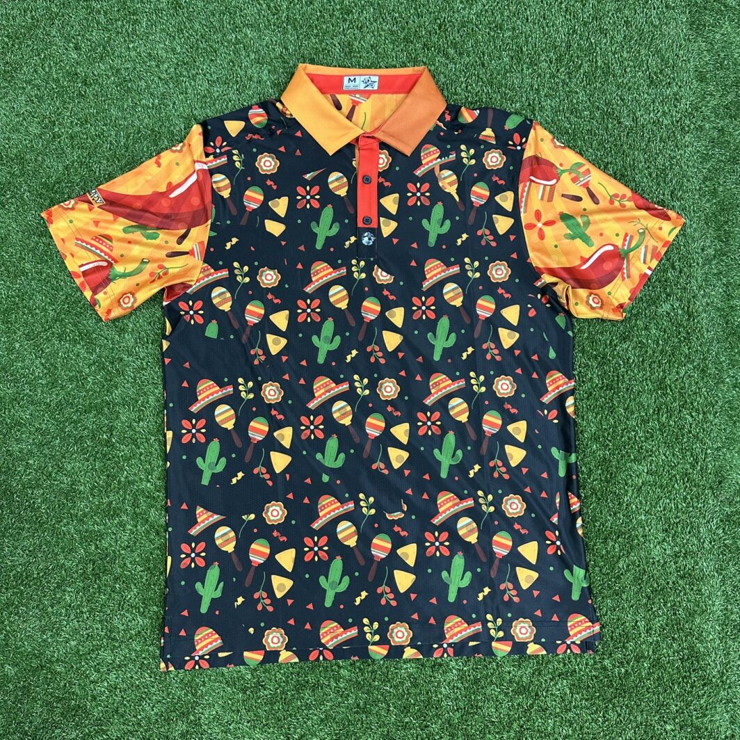 'Fiesta On The Fairway' Men's Performance Polo