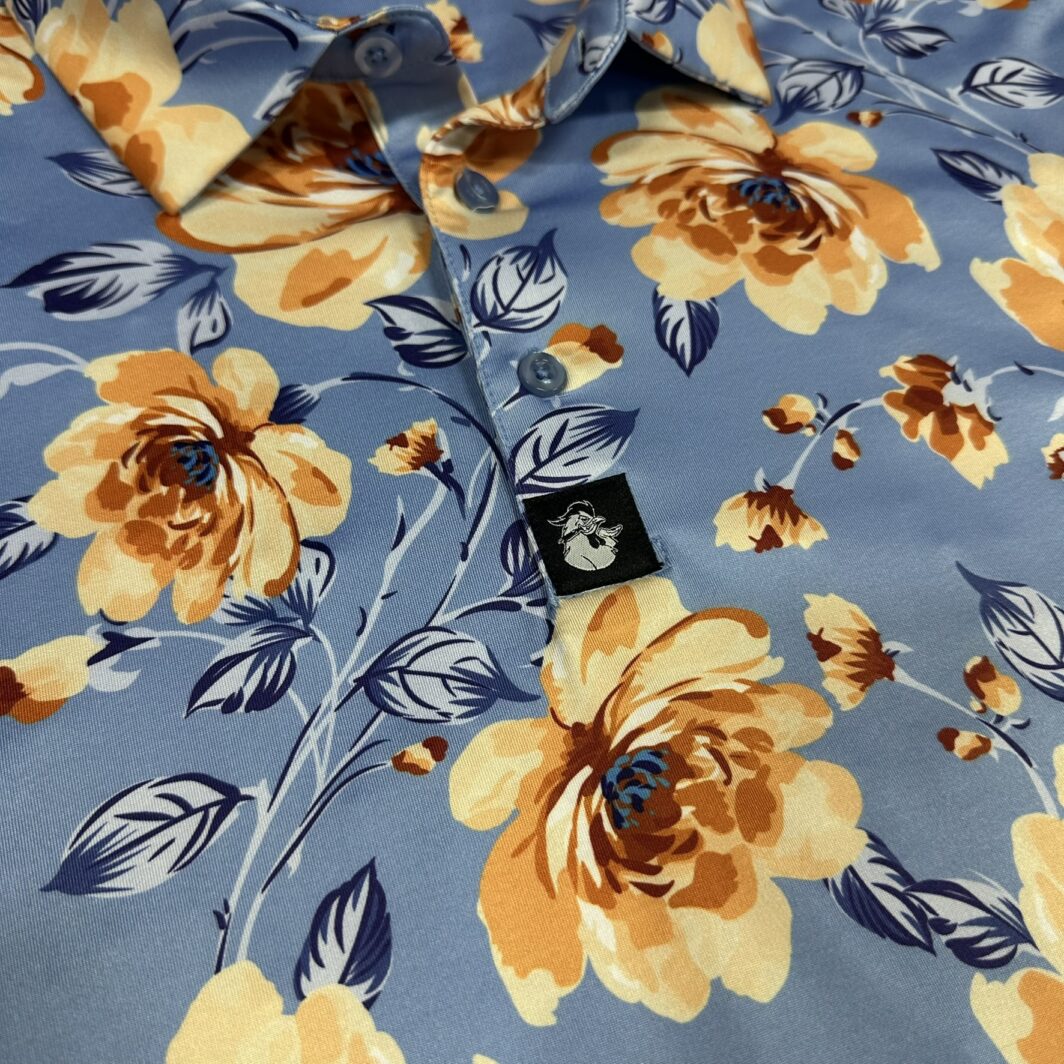 'Floridian Fadeaway' Men's Performance Polo - Image 2