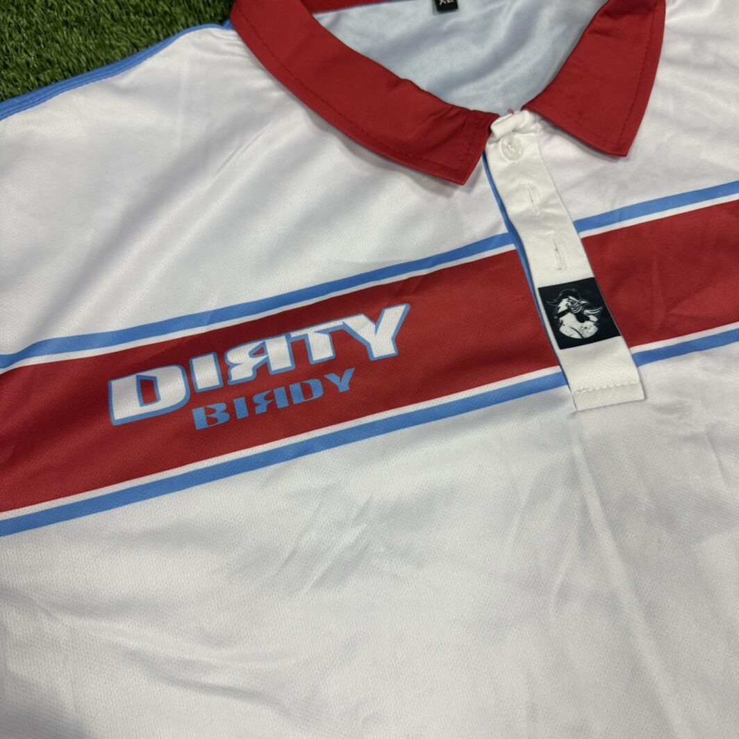 'Redline Rally' Men's Performance Polo - Image 3