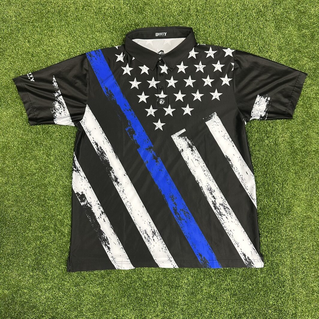 'Police Tribute' Men's Performance Polo