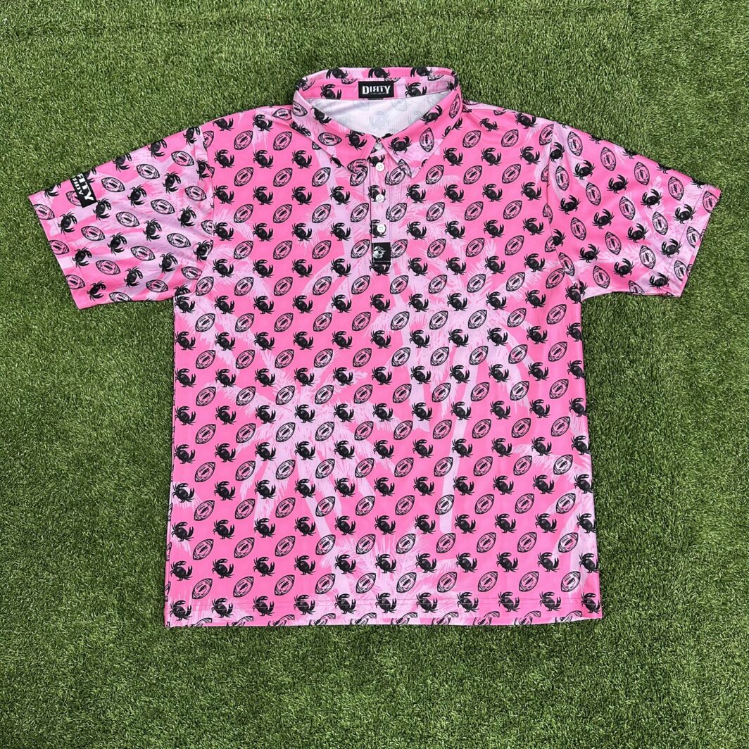 'Crabcakes, Football, & Fairways' Men's Performance Polo