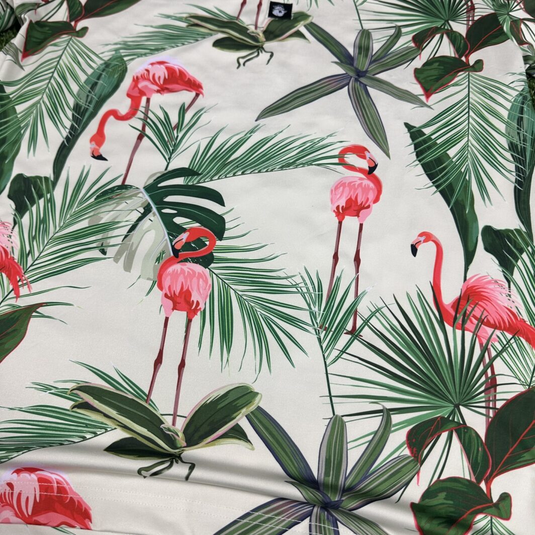 'Birds of Paradise' Men's Performance Polo - Image 3