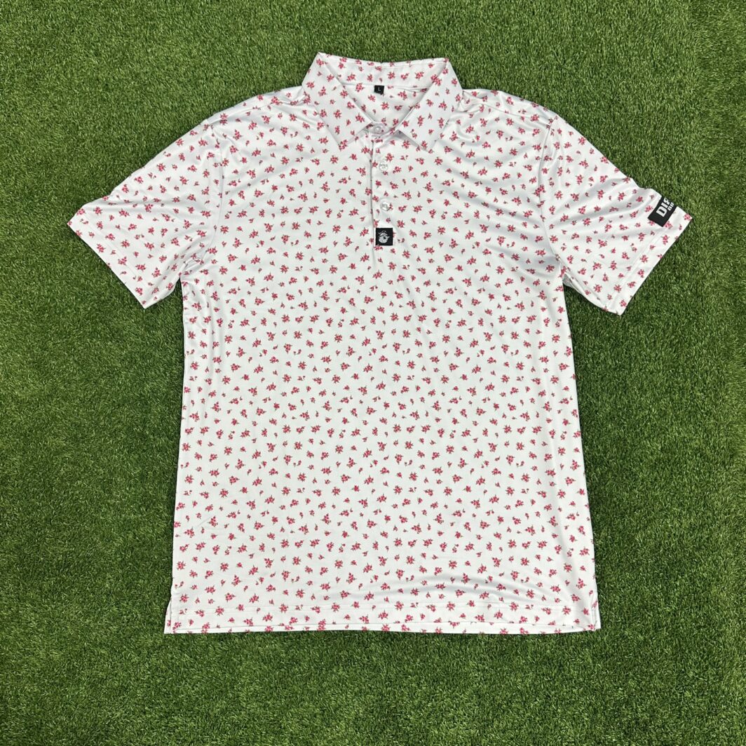 'Floral Fairways' Men's Performance Polo