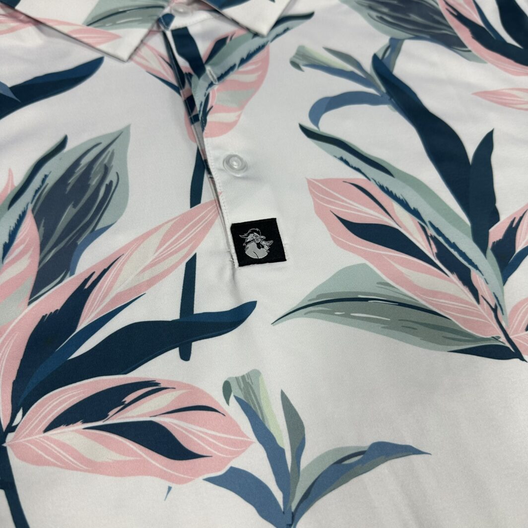 'Tropic Chill' Men's Performance Polo - Image 4