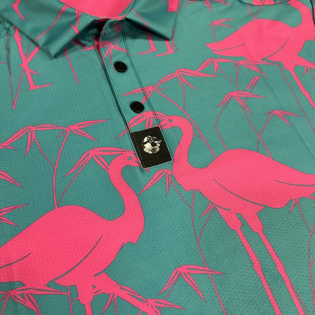 'Palm Breeze' Men's Performance Polo - Image 4