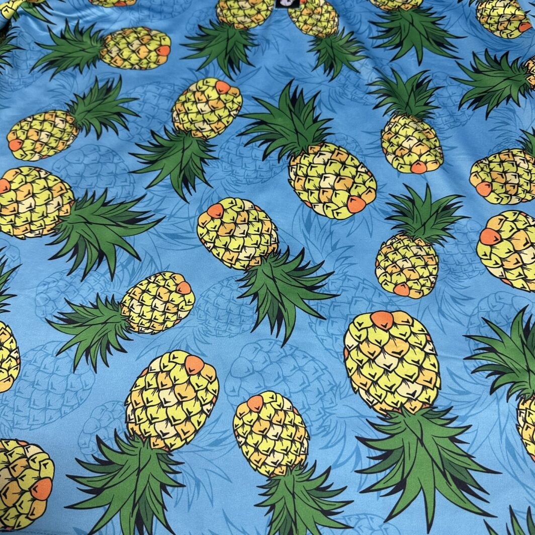 'Pineapple Pop' Men's Performance Polo - Image 4