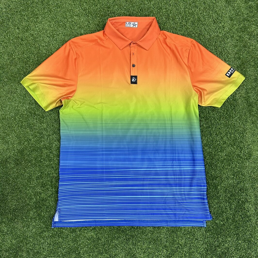 'Gradient Grind' Men's Performance Polo