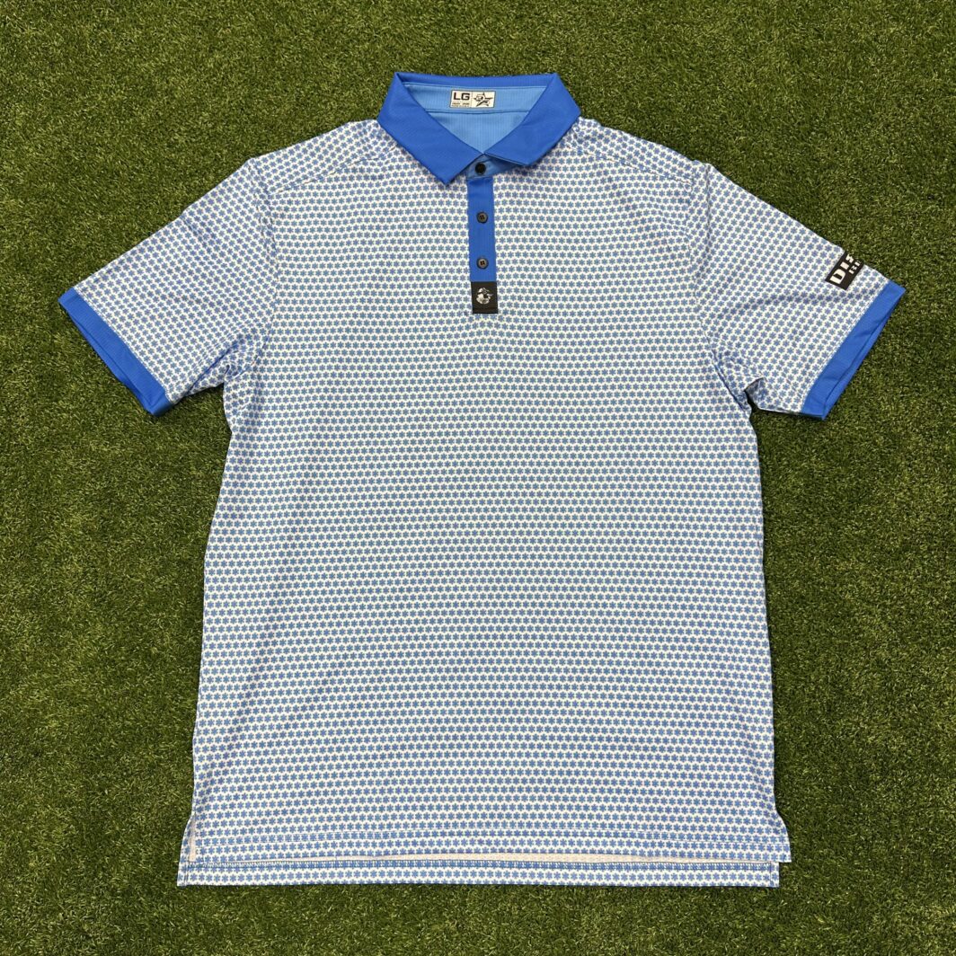 snowflake golf polo