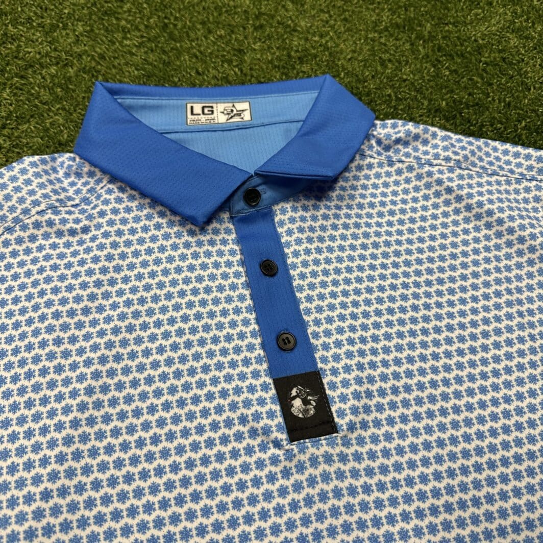 snowflake golf polo