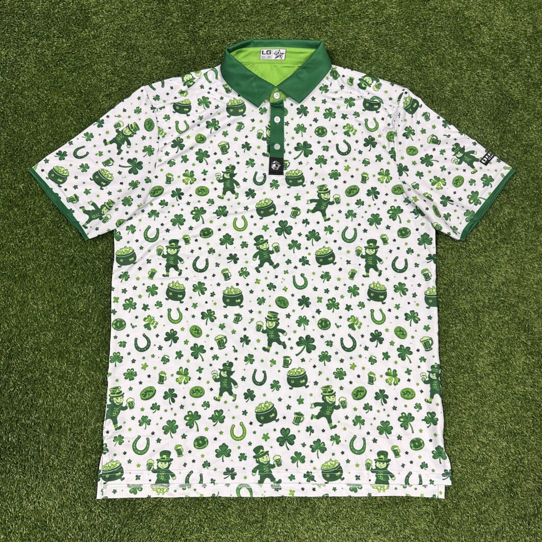 st. patrick's day golf polo