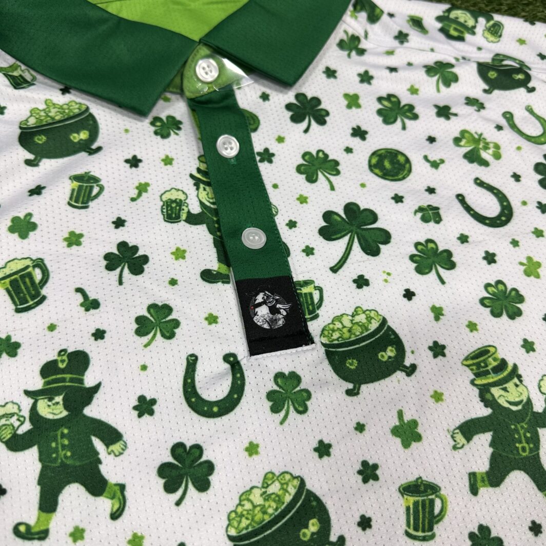 st. patrick's day golf polo